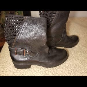 New!! 9.5 Gianni Bini Black Boots w/ Rhinestones